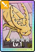 Golden thief Bug Card Sun