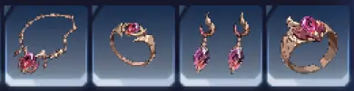 Burning Blessing Accessory Artifact Set