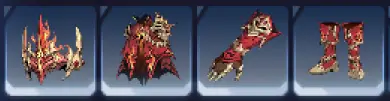 Burning Blessing Armor Artifact Set