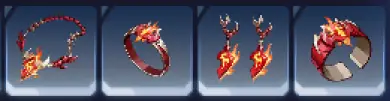 Burning Greed Accessory Artifact Set