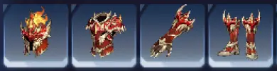 Burning Greed Armor Artifact Set