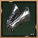 Layered Iron Gauntlets Hands Armor