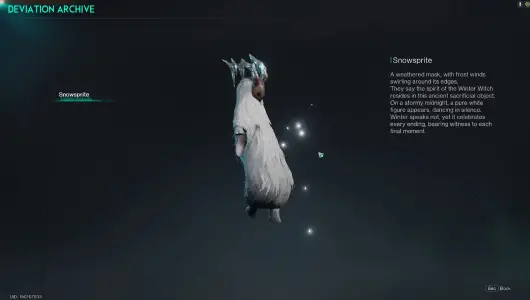 All New Deviants and How to Get Them: Snowsprite