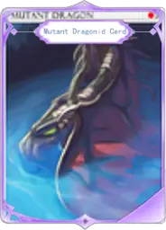 Mutant Dragonid Card – B Primary Weapon Card