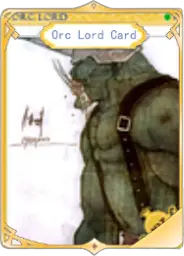 Orc Lord Card – S+ Armor Card